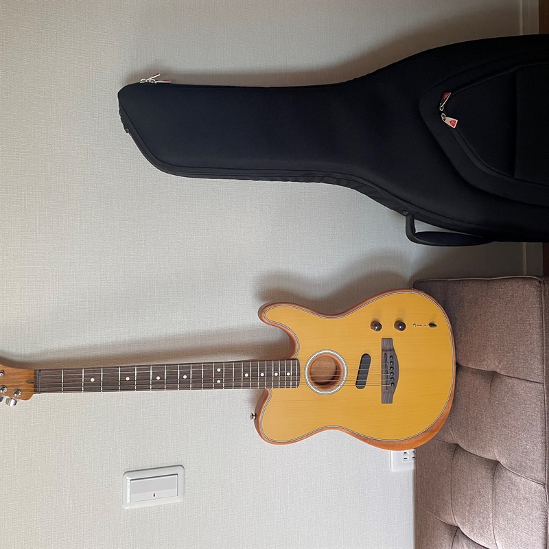 Fender MEX Acoustasonic Player Telecaster Rosewood Fingerboard Butterscotch Blondeの画像